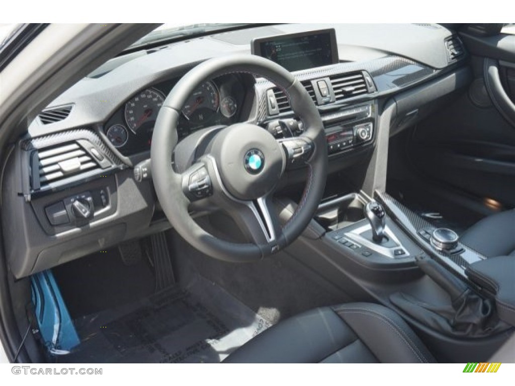 2015 BMW M3 Sedan Black Dashboard Photo #94845692
