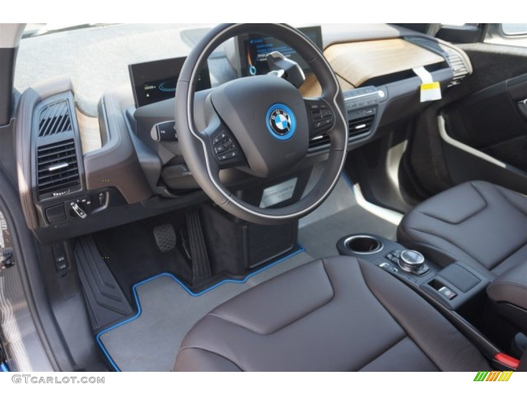 Tera Dalbergia Brown Full Natural Leather Interior 2014 BMW i3 Standard i3 Model Photo #94845971