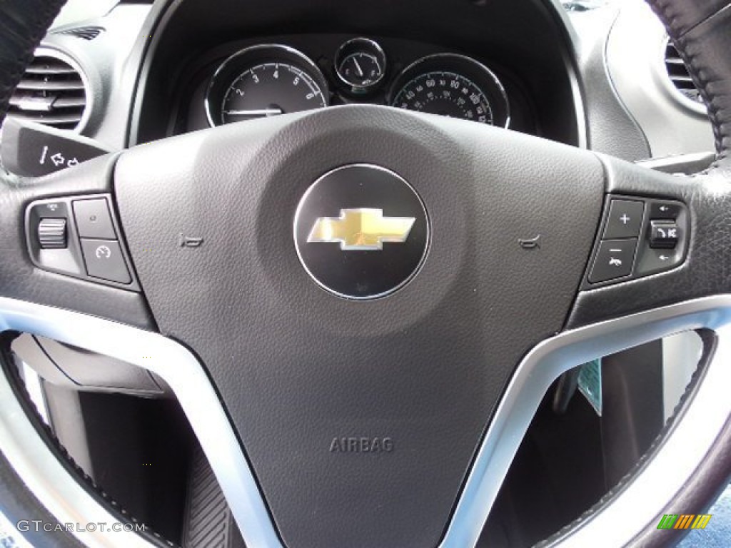 2014 Chevrolet Captiva Sport LTZ Black Steering Wheel Photo #94846703