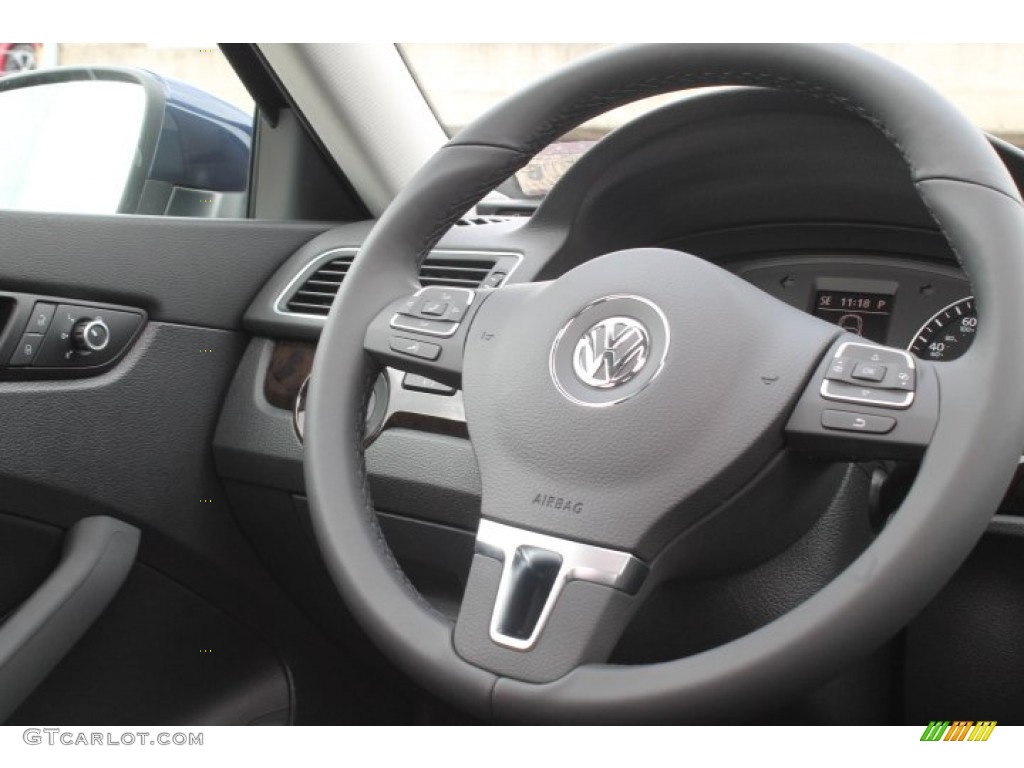 2014 Passat V6 SEL Premium - Night Blue Metallic / Titan Black photo #23