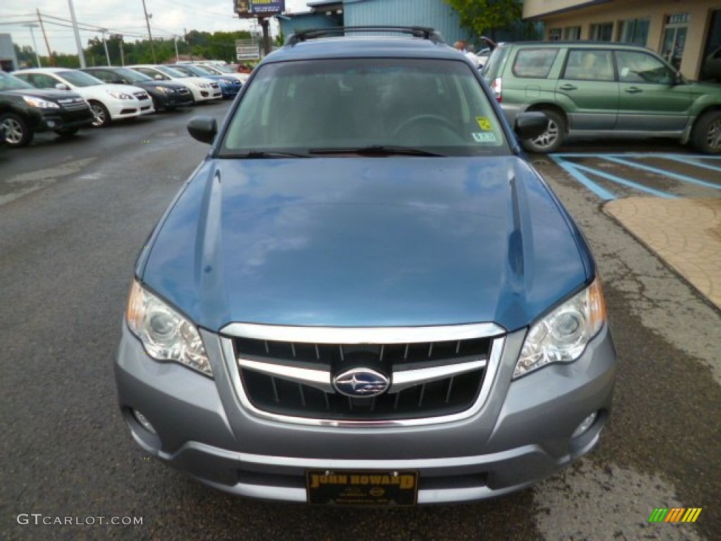 2009 Outback 2.5i Special Edition Wagon - Newport Blue Pearl / Off Black photo #2