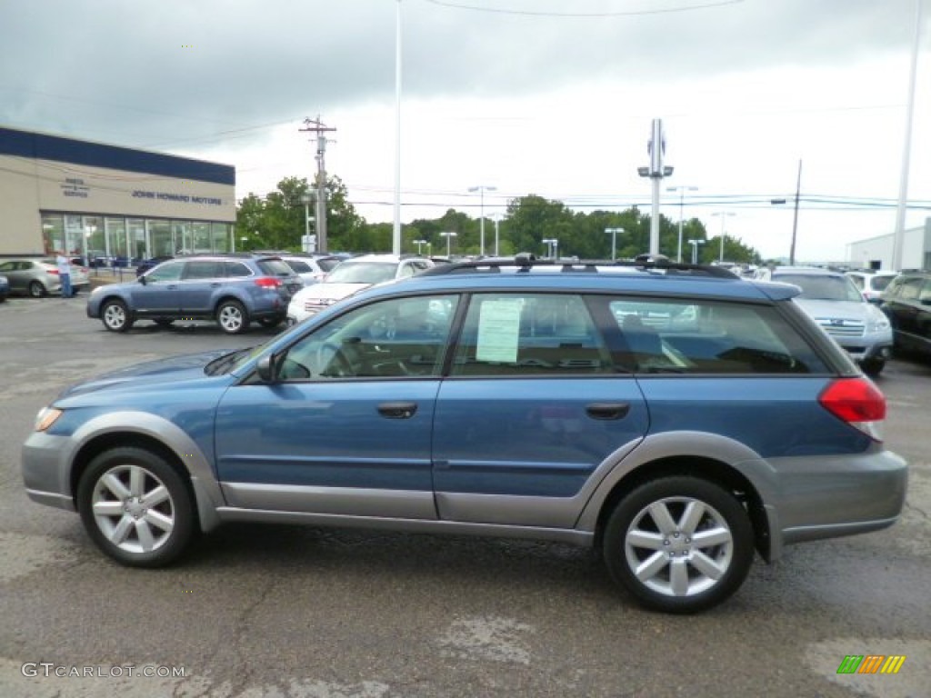 2009 Outback 2.5i Special Edition Wagon - Newport Blue Pearl / Off Black photo #8