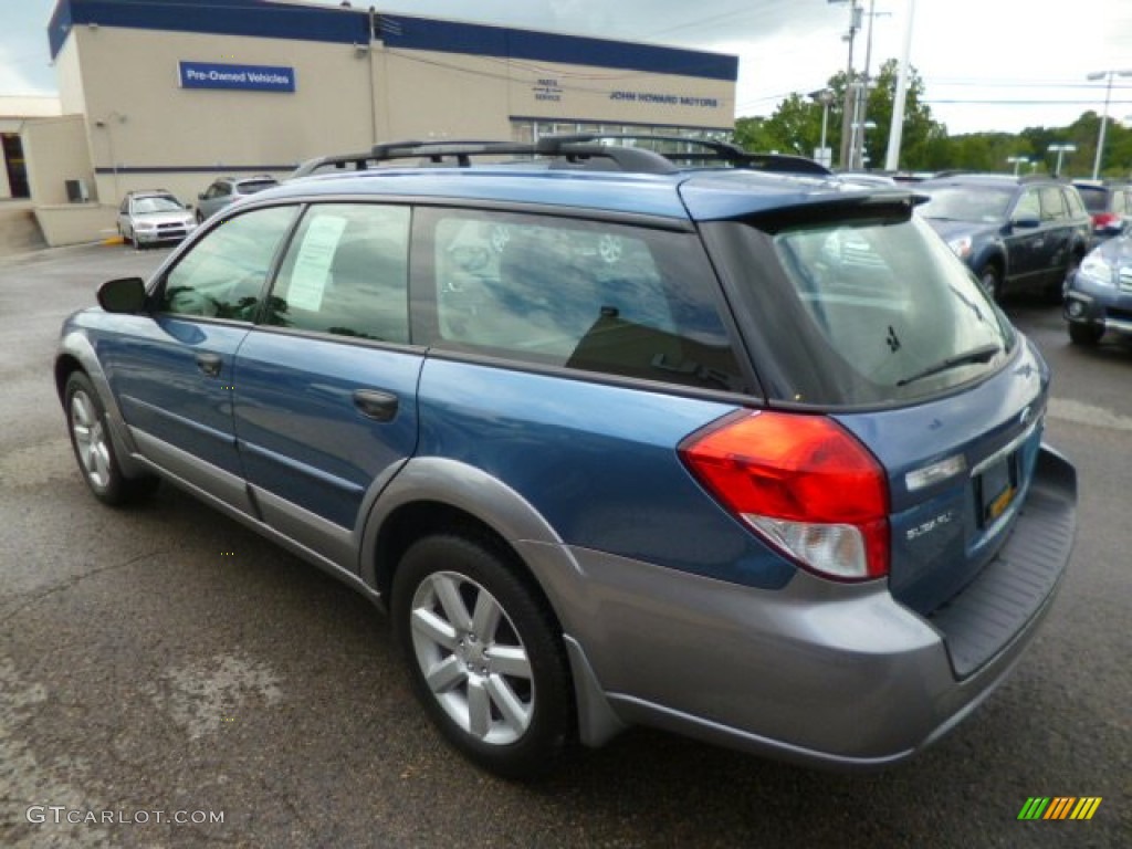 2009 Outback 2.5i Special Edition Wagon - Newport Blue Pearl / Off Black photo #9