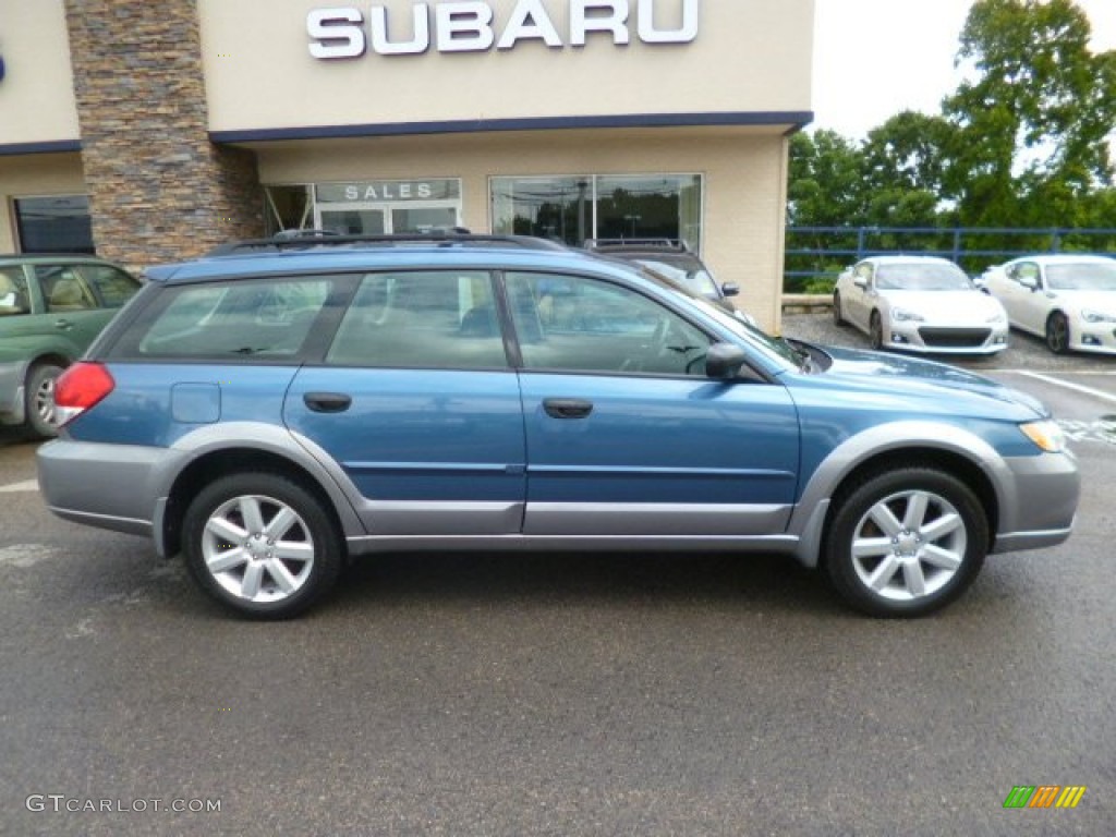 2009 Outback 2.5i Special Edition Wagon - Newport Blue Pearl / Off Black photo #12