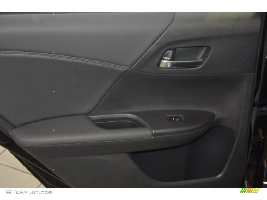 2014 Accord EX-L V6 Sedan - Crystal Black Pearl / Black photo #29