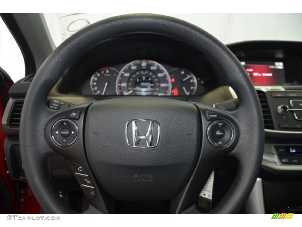 2014 Accord LX-S Coupe - San Marino Red / Black photo #11