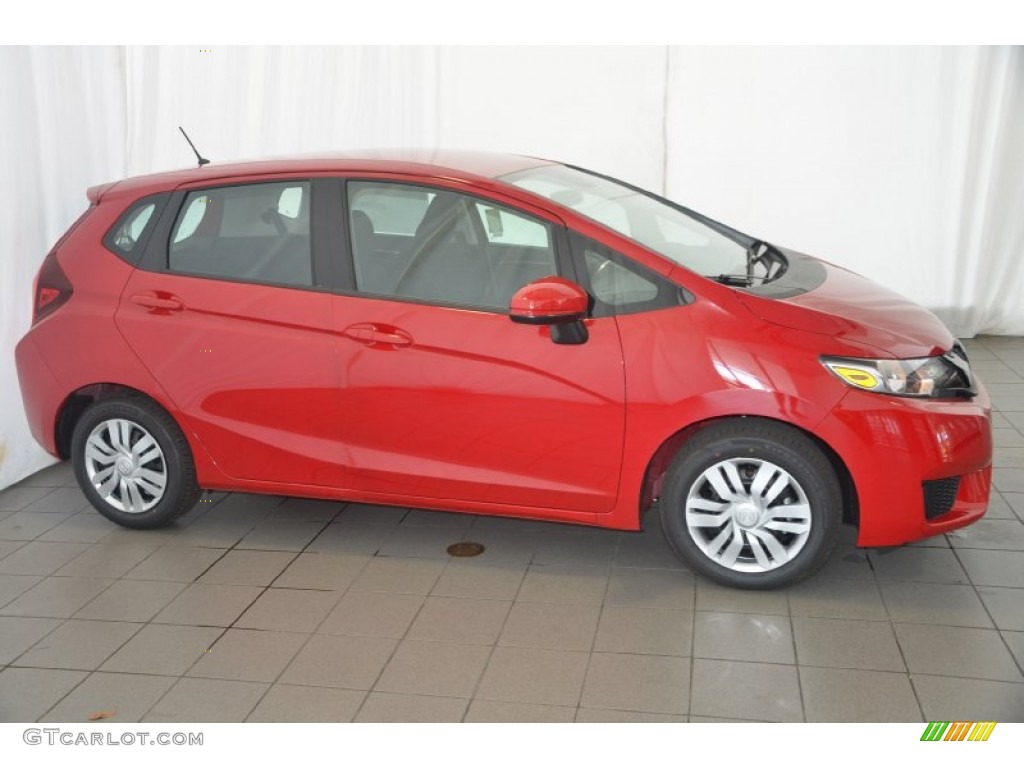 Milano Red 2015 Honda Fit LX Exterior Photo #94851680