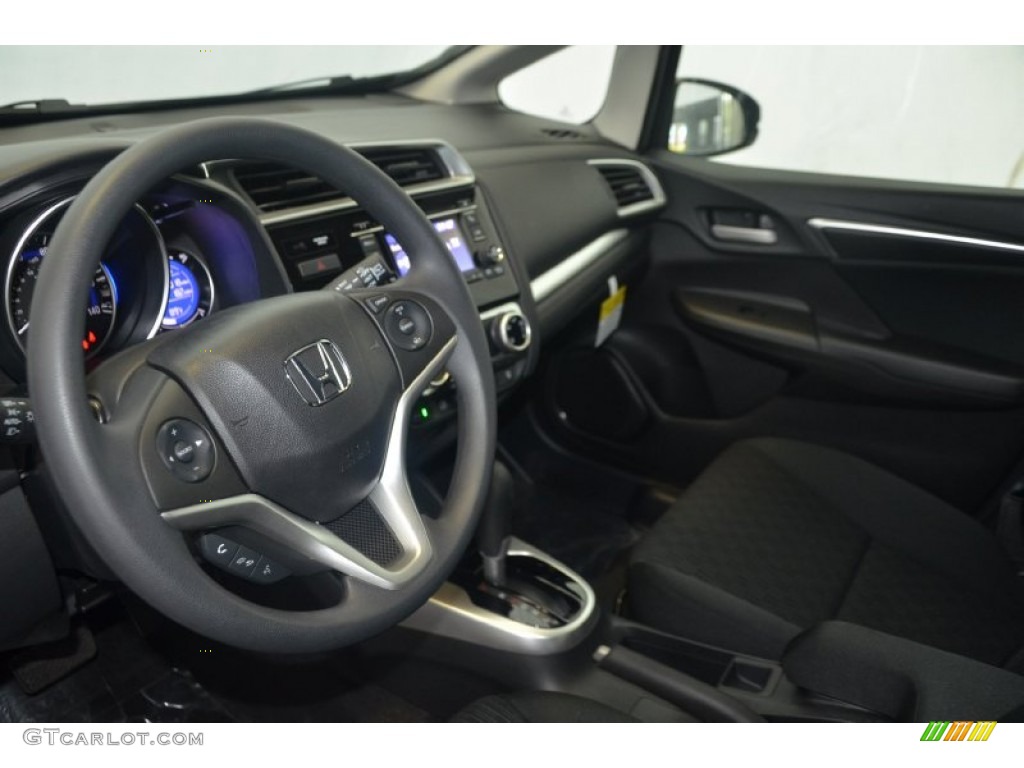 2015 Honda Fit LX Black Dashboard Photo #94851704