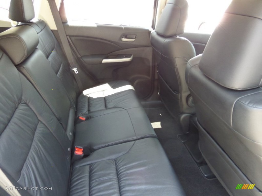 2013 CR-V EX-L - Crystal Black Pearl / Black photo #14