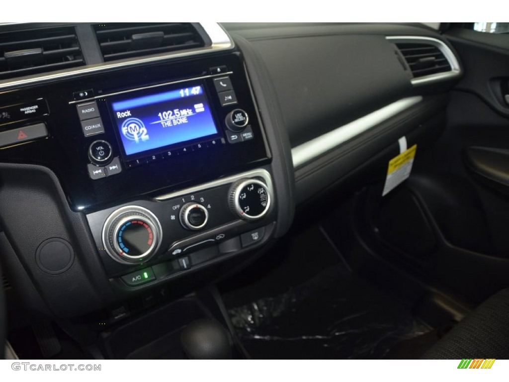 2015 Honda Fit LX Black Dashboard Photo #94852055