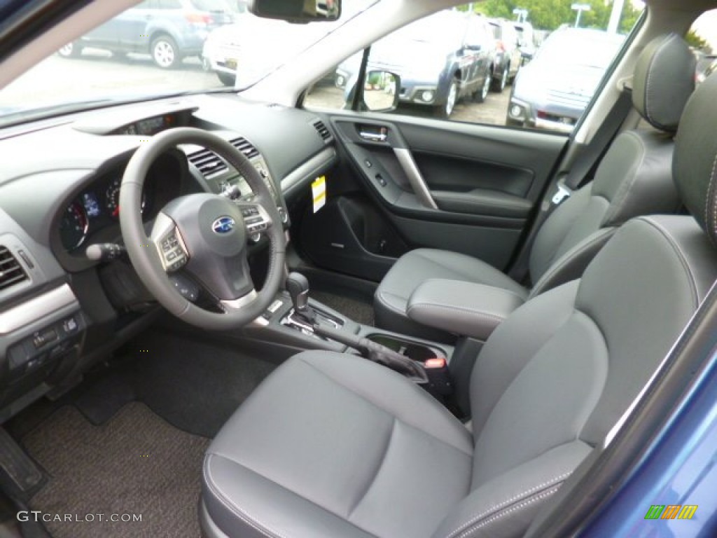 Black Interior 2015 Subaru Forester 2.0XT Touring Photo #94854050