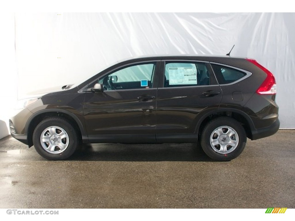 2014 CR-V LX - Kona Coffee Metallic / Black photo #4