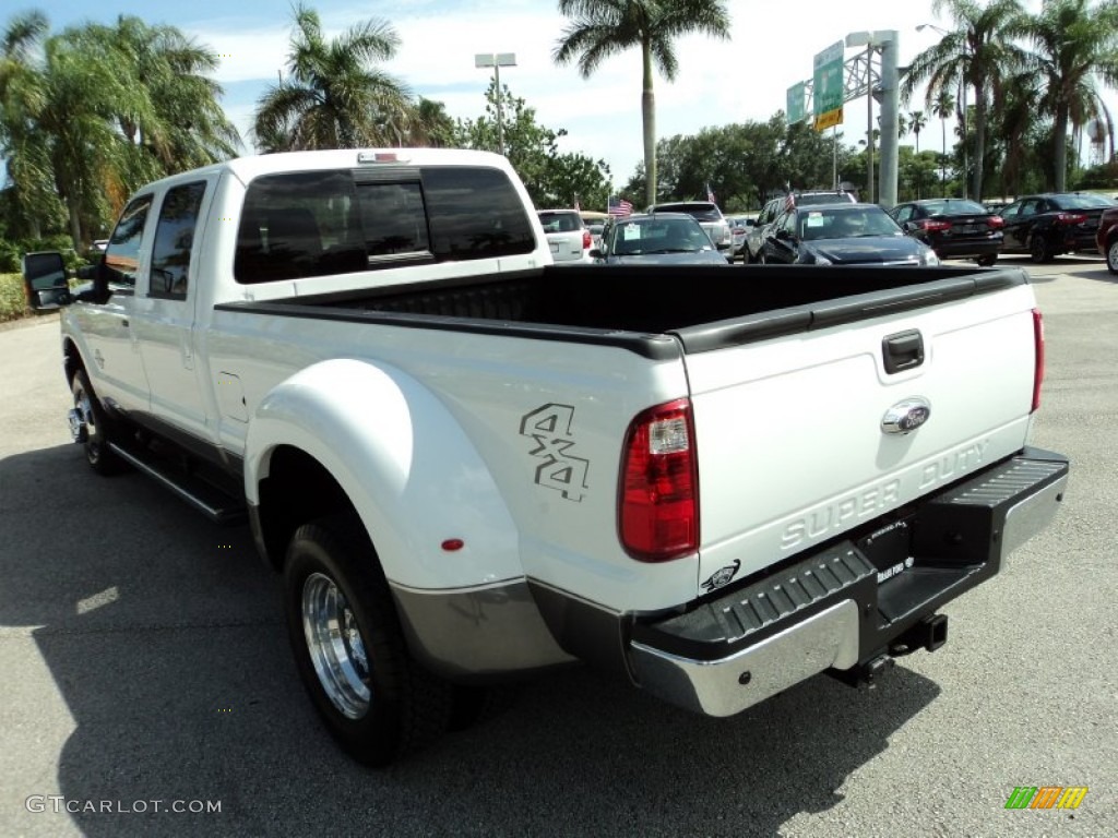 2014 F350 Super Duty XLT Crew Cab 4x4 Dually - Oxford White / Black photo #9