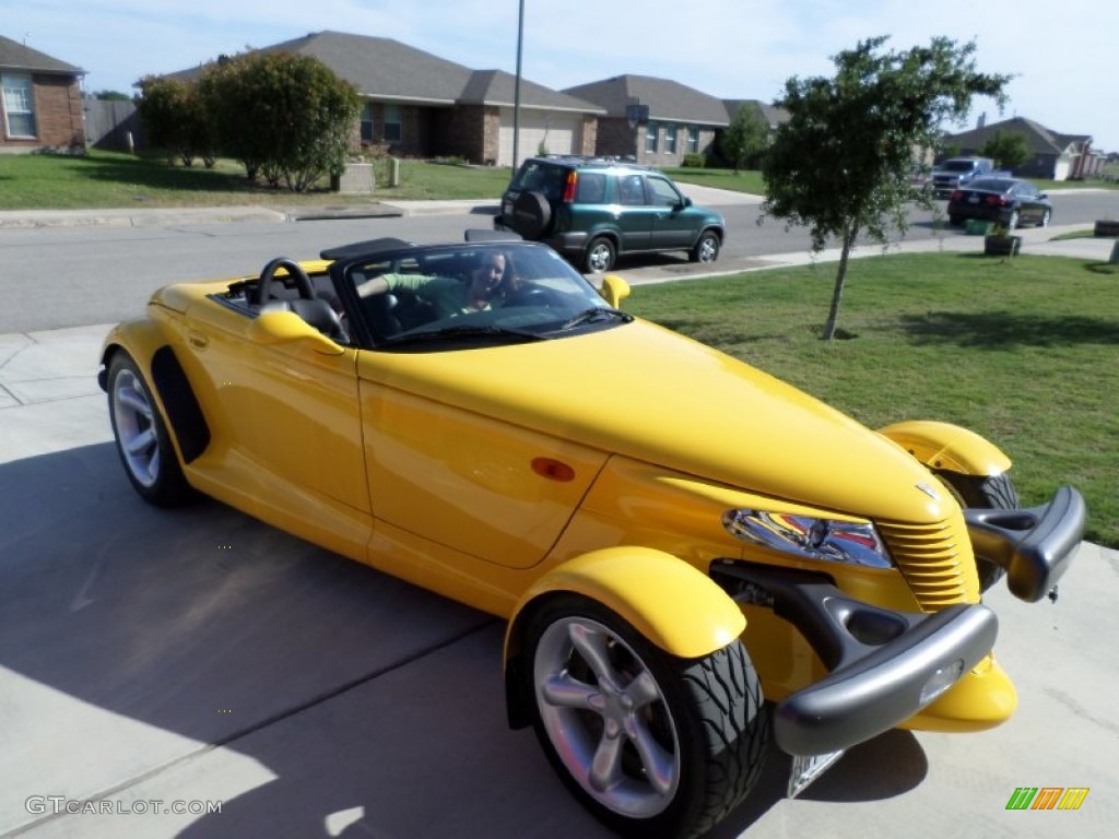 1999 Prowler Roadster - Prowler Yellow / Agate photo #2