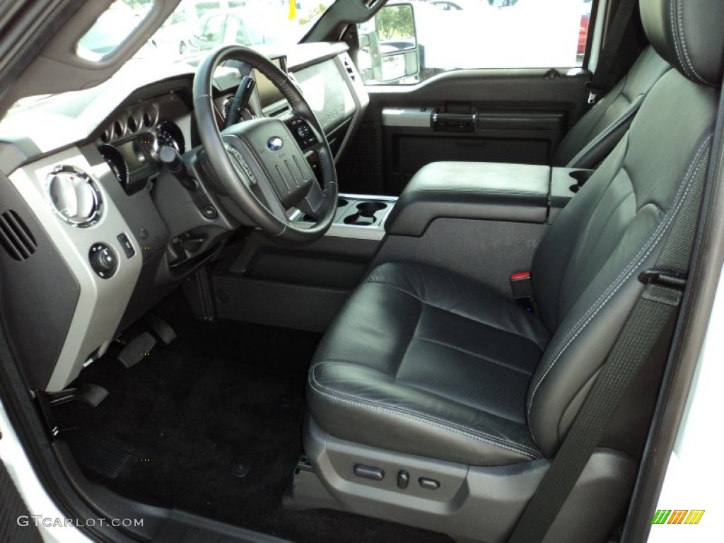 2014 F350 Super Duty XLT Crew Cab 4x4 Dually - Oxford White / Black photo #16