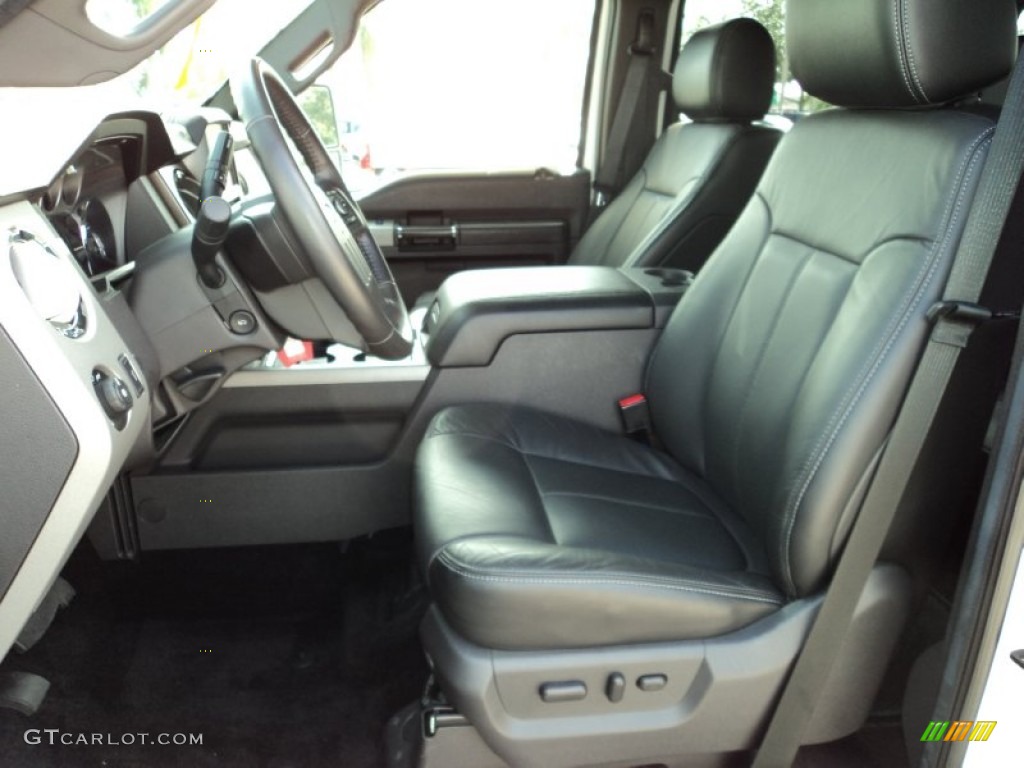 2014 F350 Super Duty XLT Crew Cab 4x4 Dually - Oxford White / Black photo #17