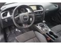 2011 Audi S5 Black/Silver Silk Nappa Leather/Alcantara Interior Prime Interior Photo