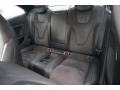 2011 Audi S5 Black/Silver Silk Nappa Leather/Alcantara Interior Rear Seat Photo