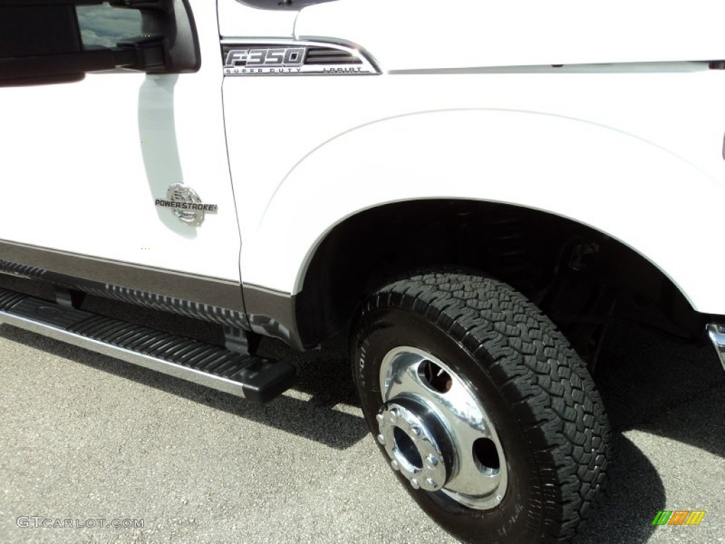 2014 F350 Super Duty XLT Crew Cab 4x4 Dually - Oxford White / Black photo #30