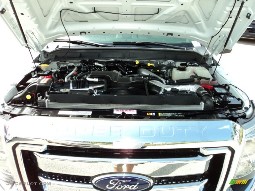 2014 F350 Super Duty XLT Crew Cab 4x4 Dually - Oxford White / Black photo #31