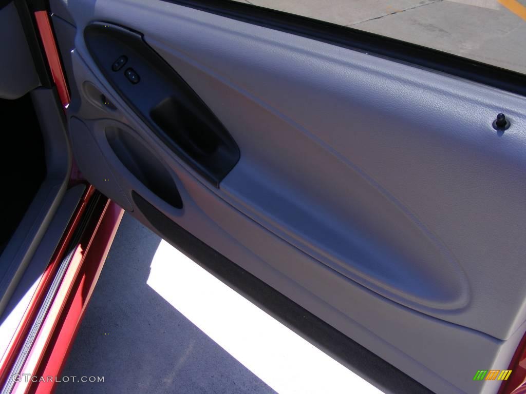 2003 Mustang V6 Coupe - Redfire Metallic / Medium Graphite photo #24