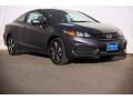 Modern Steel Metallic 2014 Honda Civic EX Coupe