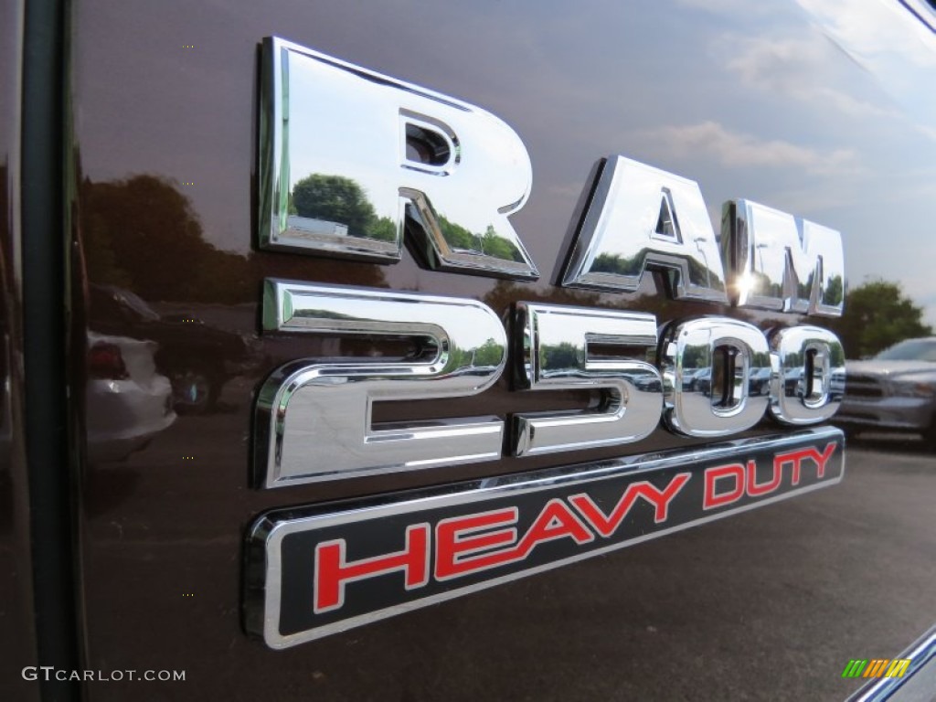 2014 2500 Laramie Crew Cab 4x4 - Western Brown / Canyon Brown/Light Frost Beige photo #6