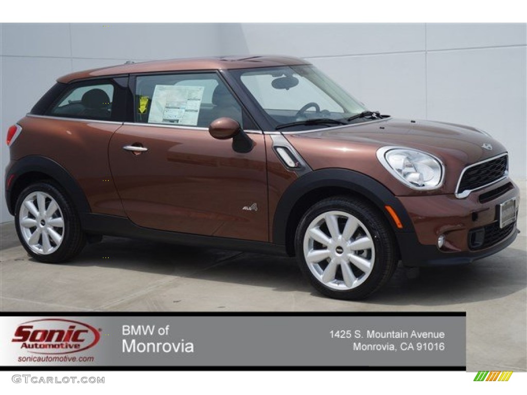 2014 Cooper S Paceman All4 AWD - Brilliant Copper Metallic / Lounge Red Copper Leather/Carbon Black photo #1