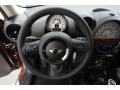 2014 Mini Cooper Lounge Red Copper Leather/Carbon Black Interior Steering Wheel Photo