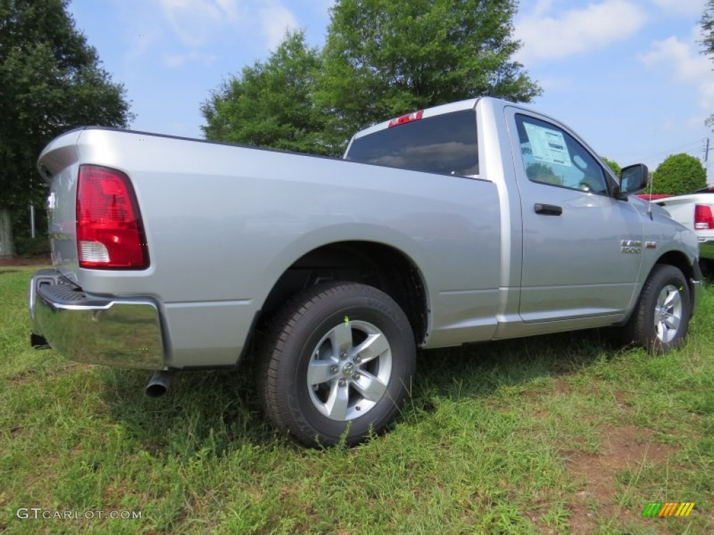 2014 1500 Tradesman Regular Cab - Bright Silver Metallic / Black/Diesel Gray photo #3