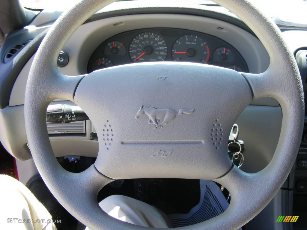 2003 Mustang V6 Coupe - Redfire Metallic / Medium Graphite photo #38