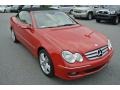 2008 Mars Red Mercedes-Benz CLK 350 Cabriolet  photo #2