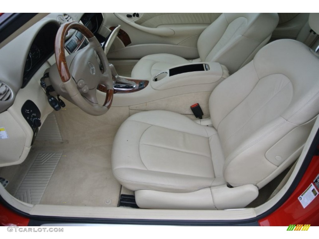 Cappuccino/Black Interior 2008 Mercedes-Benz CLK 350 Cabriolet Photo #94860708