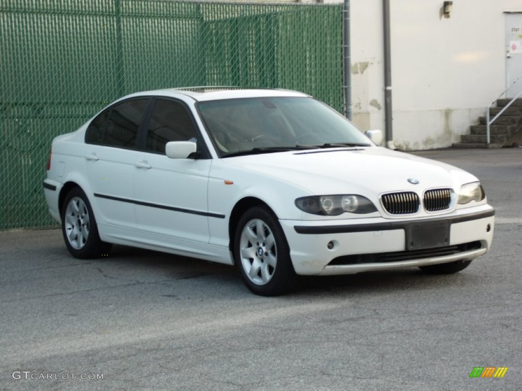 2003 3 Series 325i Sedan - Alpine White / Beige photo #3