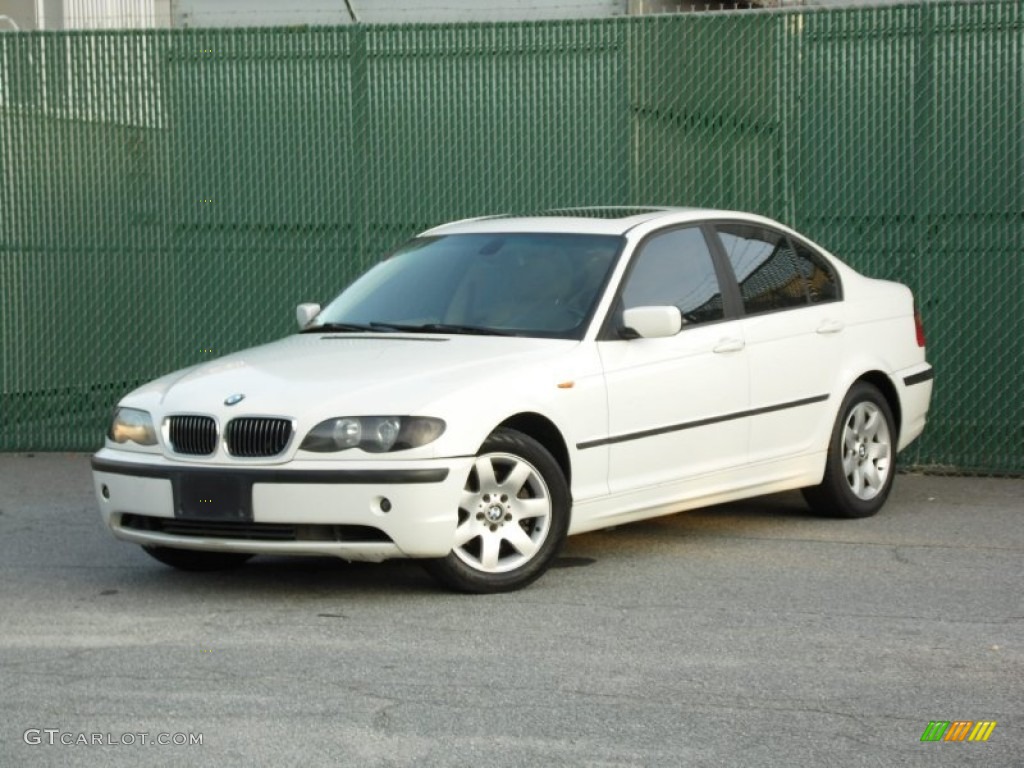 2003 3 Series 325i Sedan - Alpine White / Beige photo #19