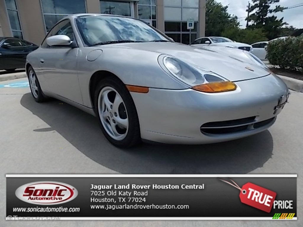 1999 911 Carrera Coupe - Arctic Silver Metallic / Black photo #1