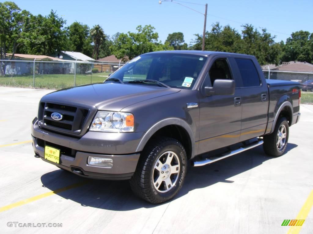 2005 F150 FX4 SuperCrew 4x4 - Dark Shadow Grey Metallic / Black photo #7