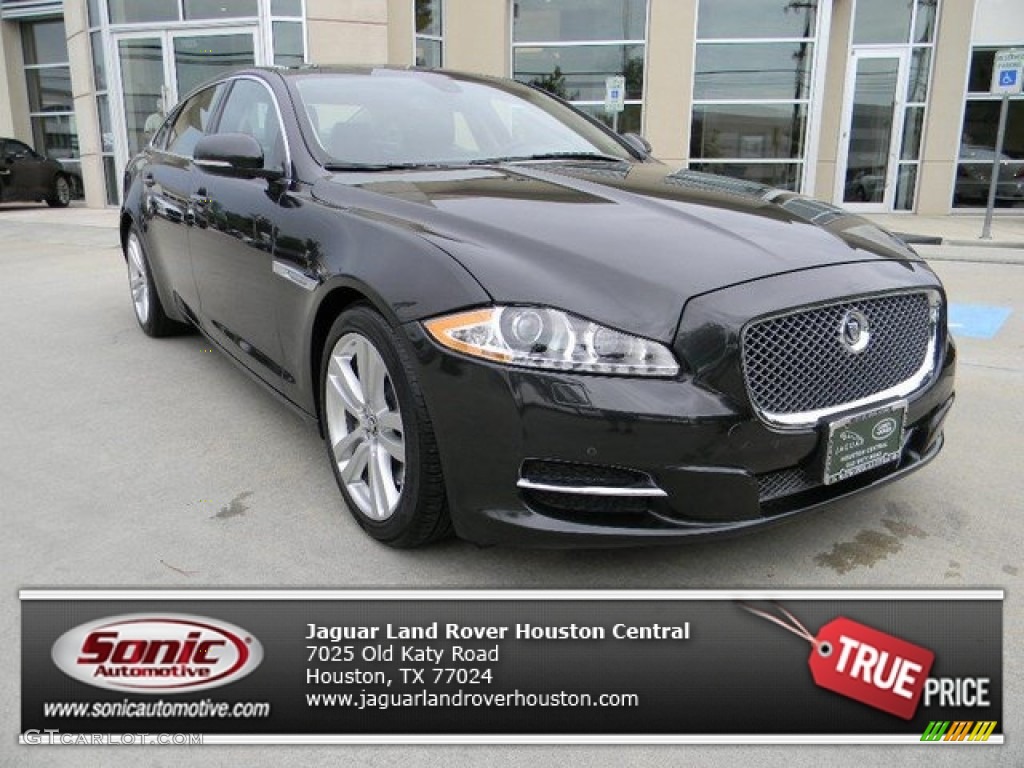 2011 XJ XJL - Stratus Grey Metallic / Jet Black/Ivory photo #1