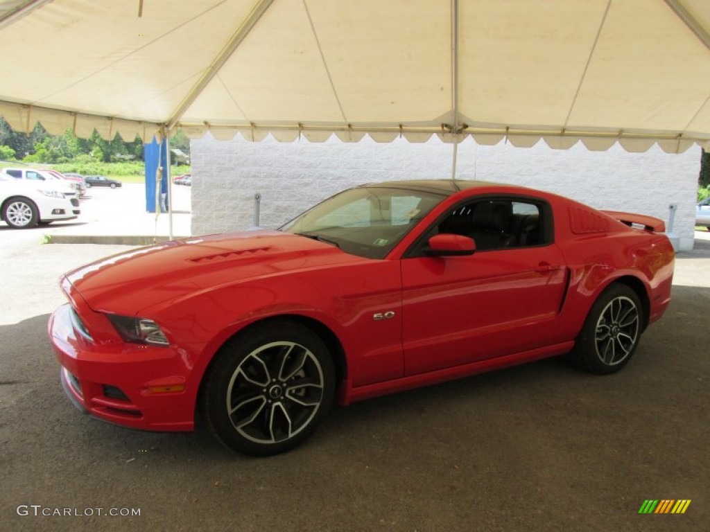 2014 Mustang GT Premium Coupe - Race Red / Charcoal Black photo #1