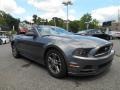 2014 Sterling Gray Ford Mustang V6 Premium Convertible  photo #2