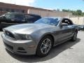 2014 Sterling Gray Ford Mustang V6 Premium Convertible  photo #9