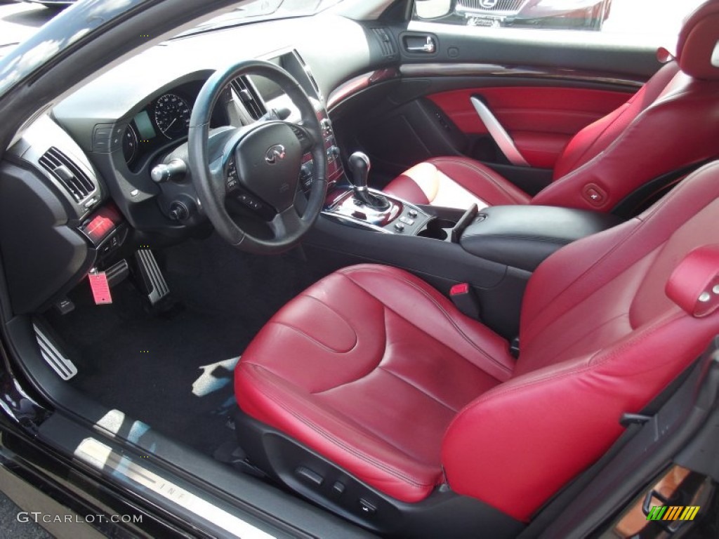 Monaco Red Interior 2011 Infiniti G 37 Limited Edition Convertible Photo #94868189