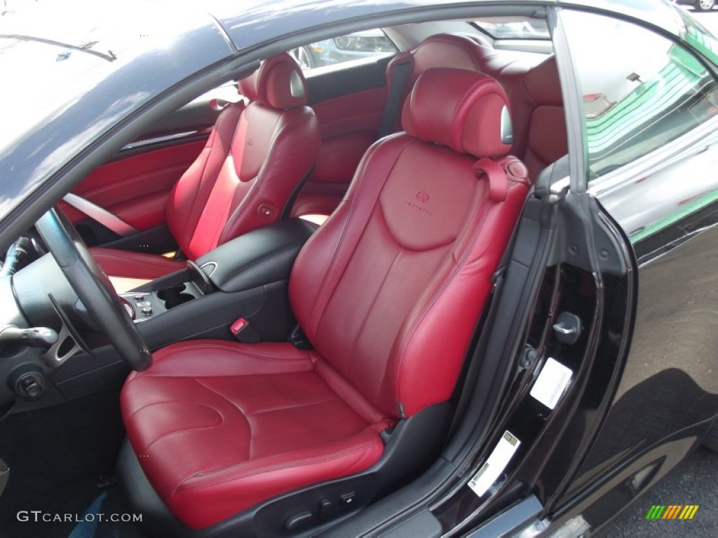 2011 Infiniti G 37 Limited Edition Convertible Front Seat Photo #94868218