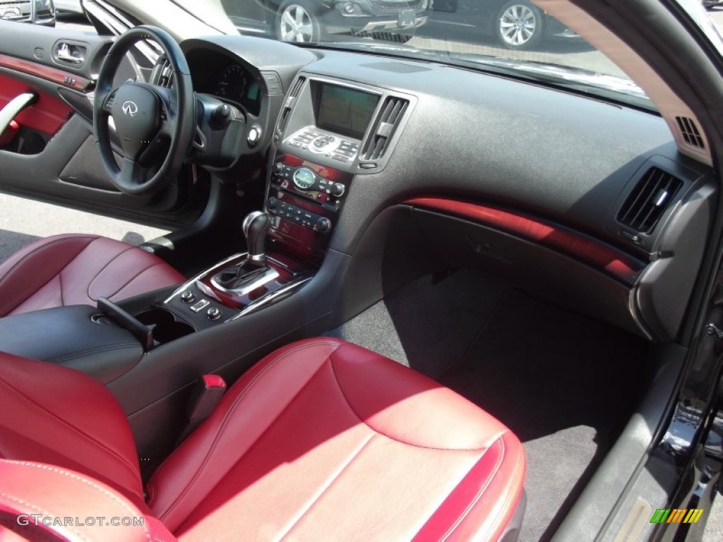 2011 Infiniti G 37 Limited Edition Convertible Monaco Red Dashboard Photo #94868237