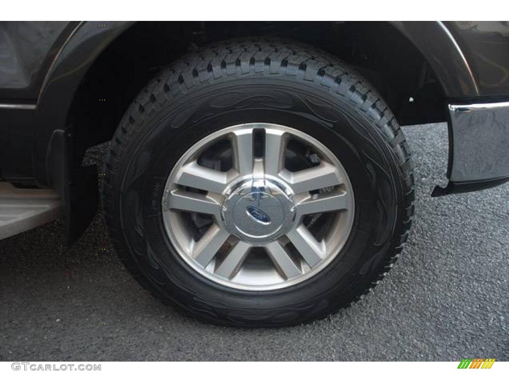 2006 F150 Lariat SuperCrew 4x4 - Dark Stone Metallic / Tan photo #13