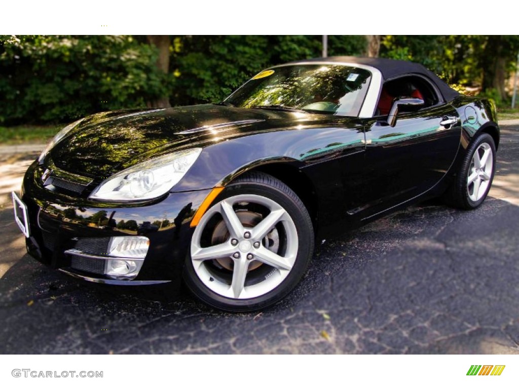 2007 Sky Roadster - Black Onyx / Red photo #1