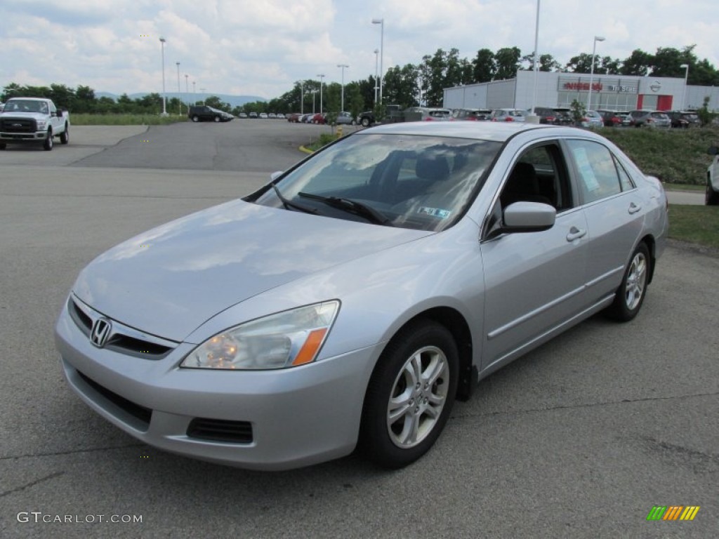 Alabaster Silver Metallic 2007 Honda Accord SE Sedan Exterior Photo #94869430