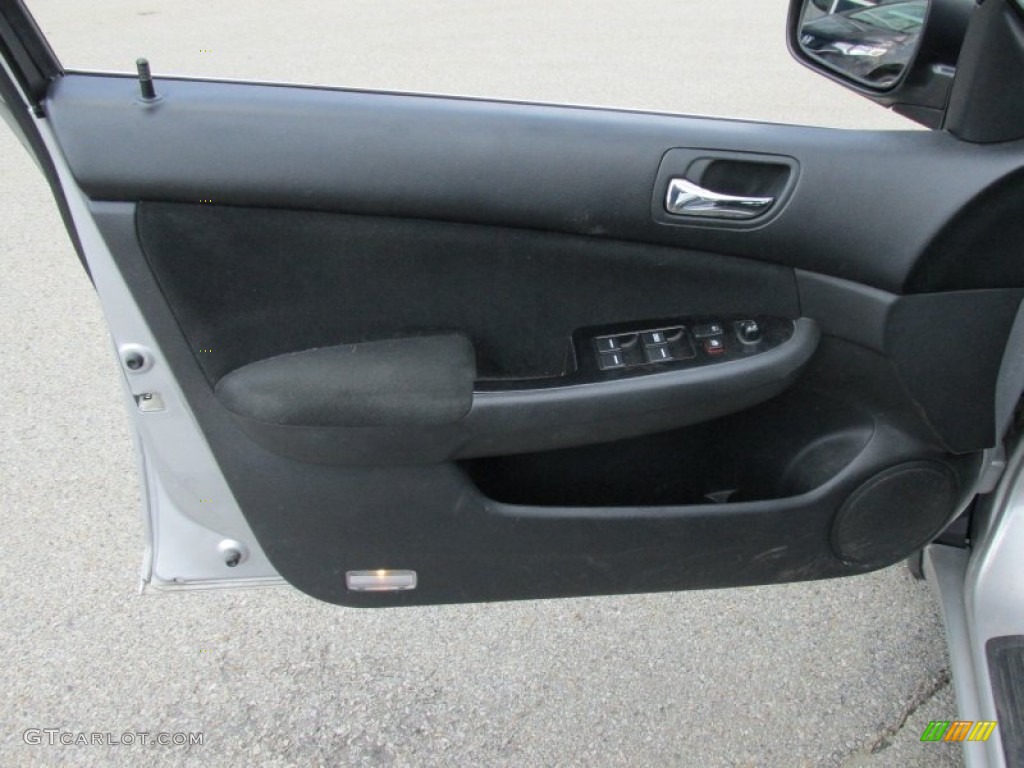2007 Honda Accord SE Sedan Black Door Panel Photo #94869459