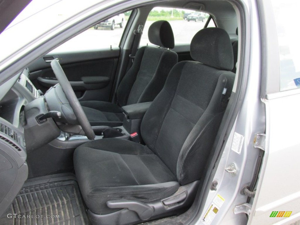 Black Interior 2007 Honda Accord SE Sedan Photo #94869485