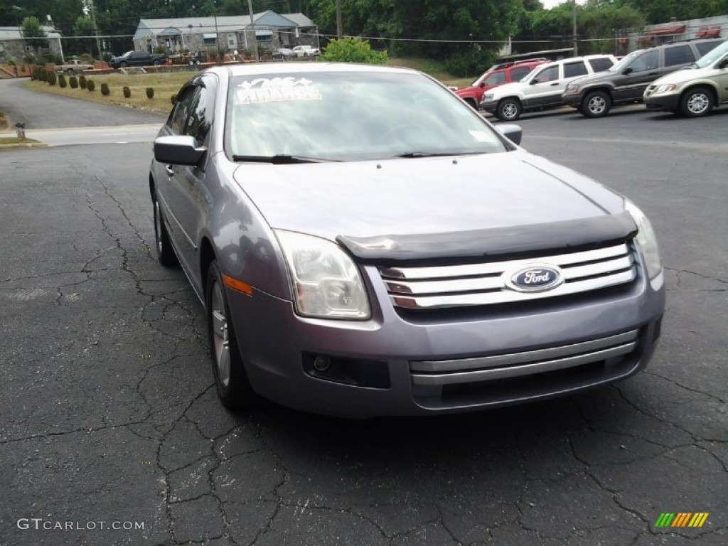 2007 Fusion SE V6 - Tungsten Grey Metallic / Camel photo #3